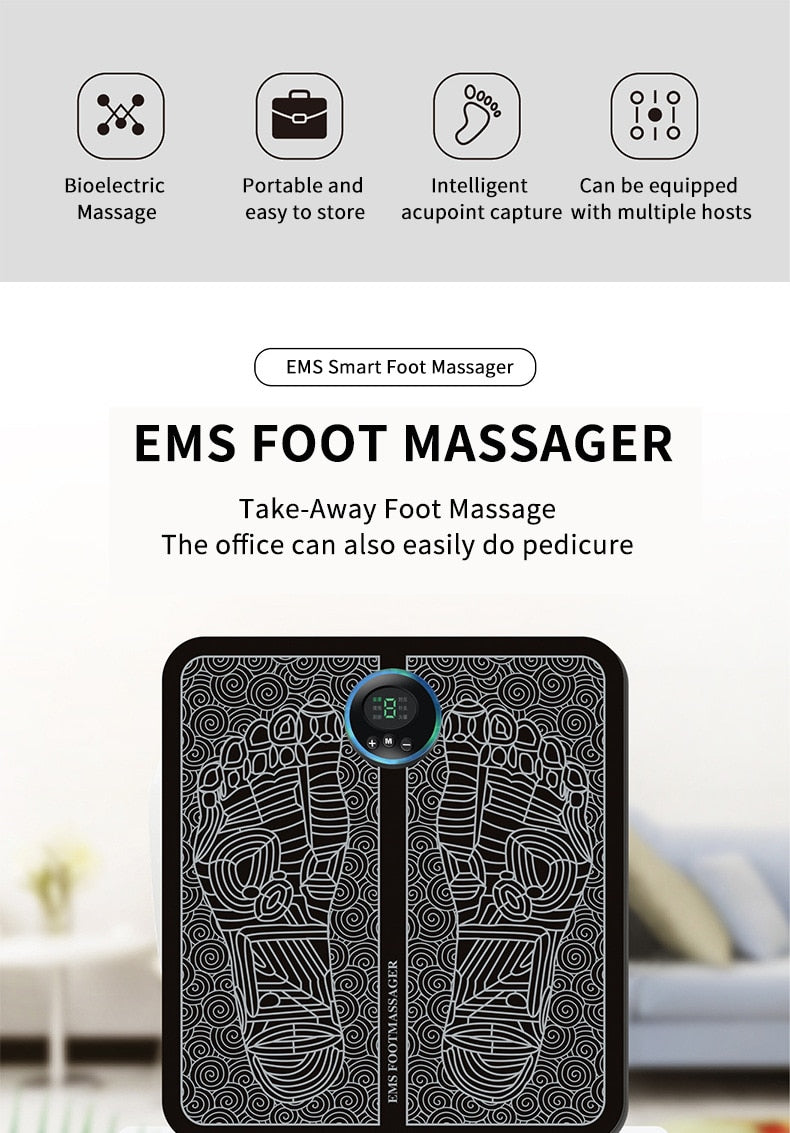 Massageador de pés terapêutico - FootEase©